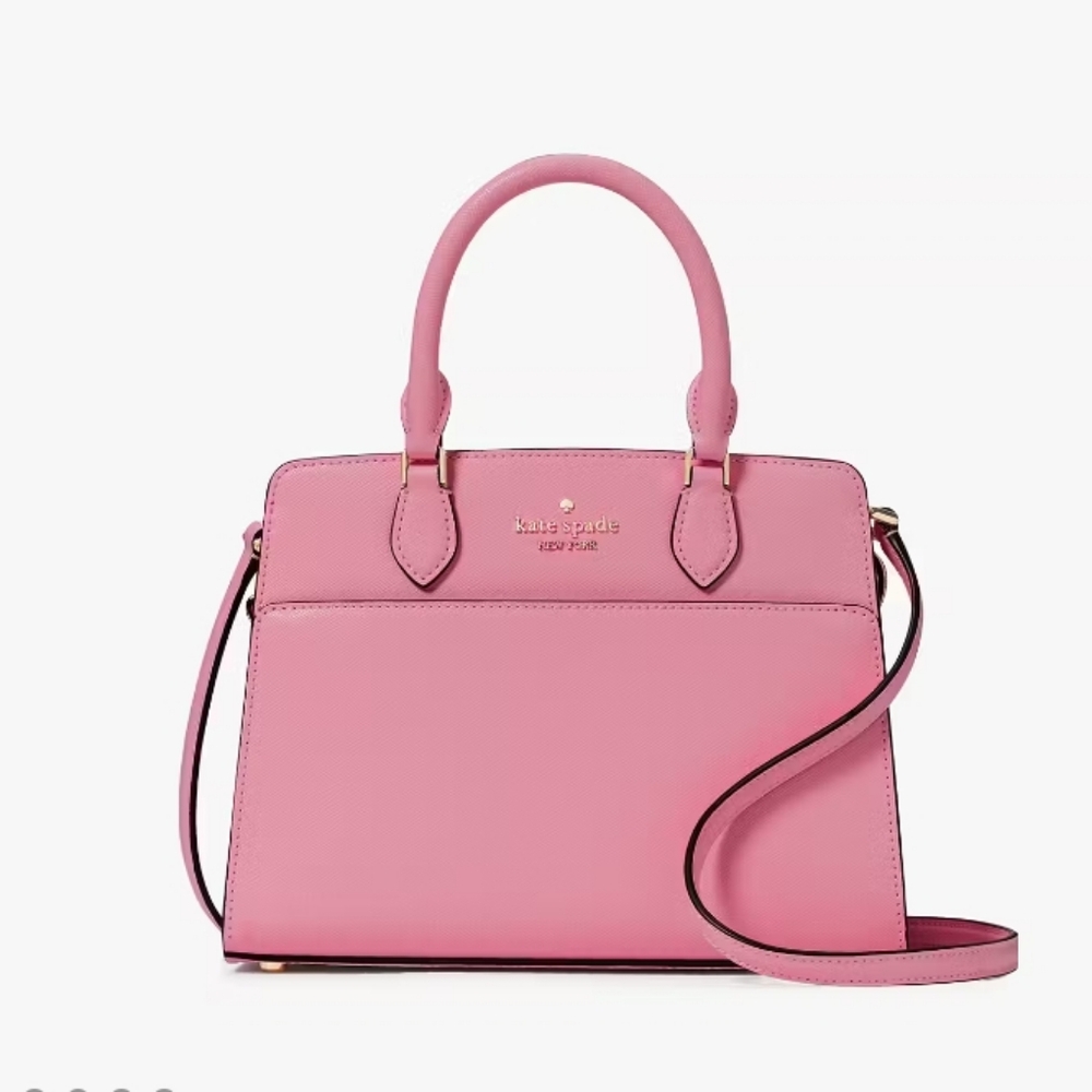 Kate Spade Madison Safiano Leather Satchel